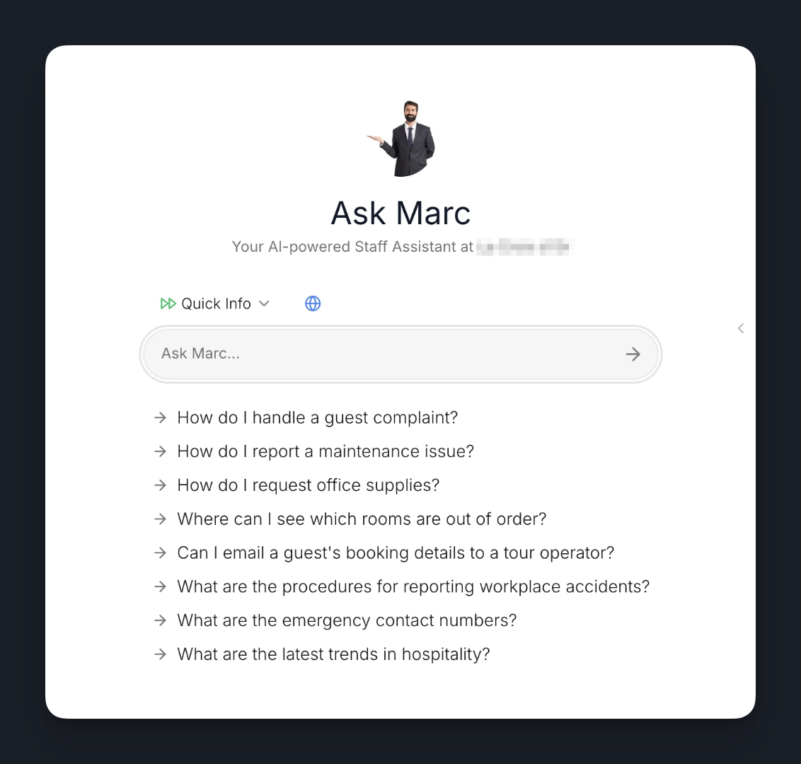 AI Staff "Ask Marc"